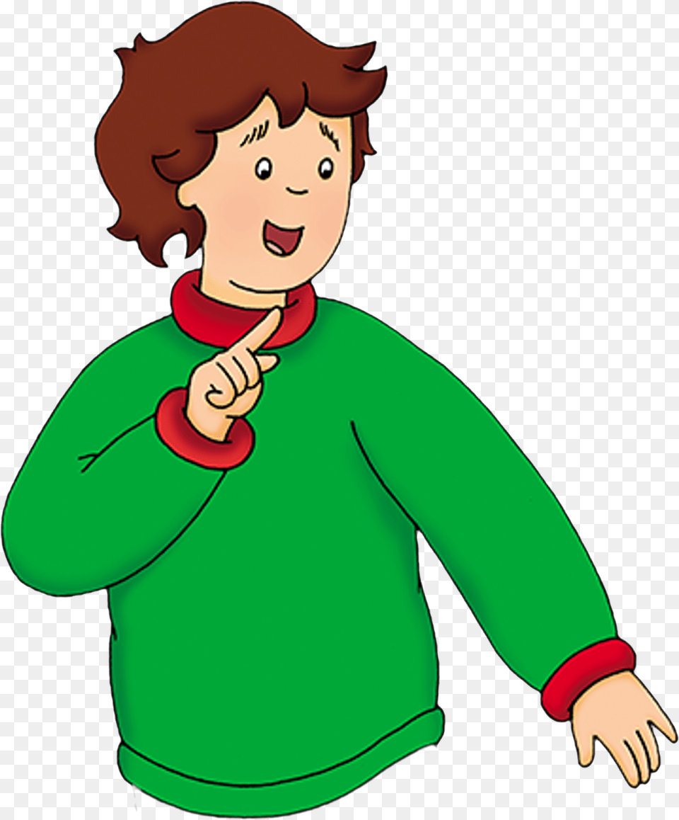 Transparent Dad Cartoon Characters Boris Caillou, Sleeve, Clothing, Long Sleeve, Baby Free Png