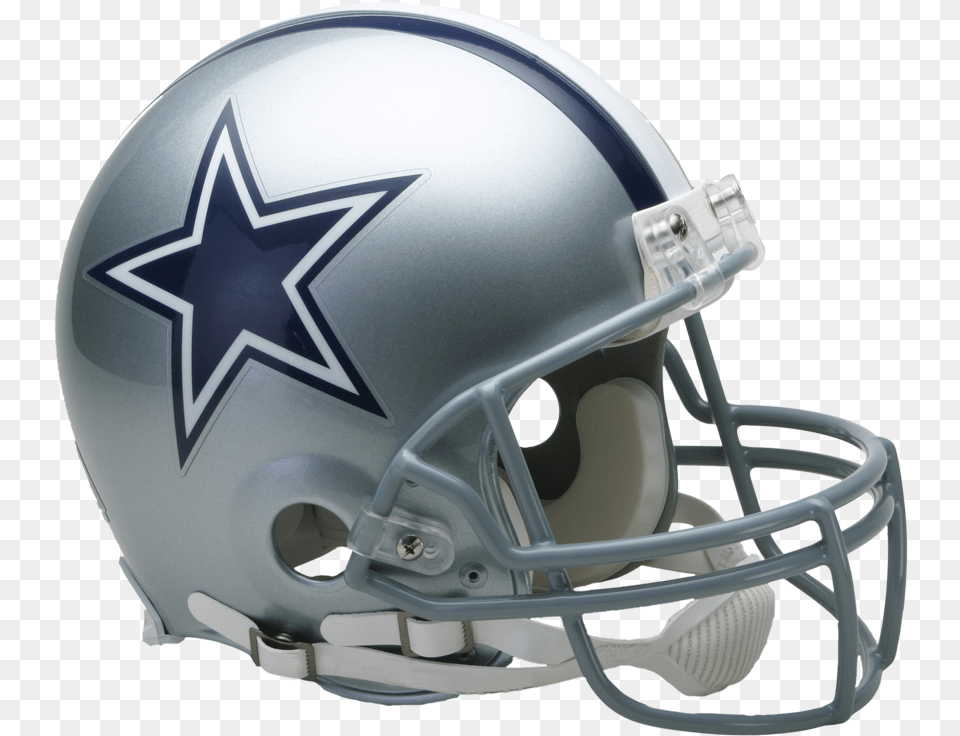Transparent Dallas Cowboys Helmet Clipart American Football Helmet, American Football, Football Helmet, Sport, Person Free Png