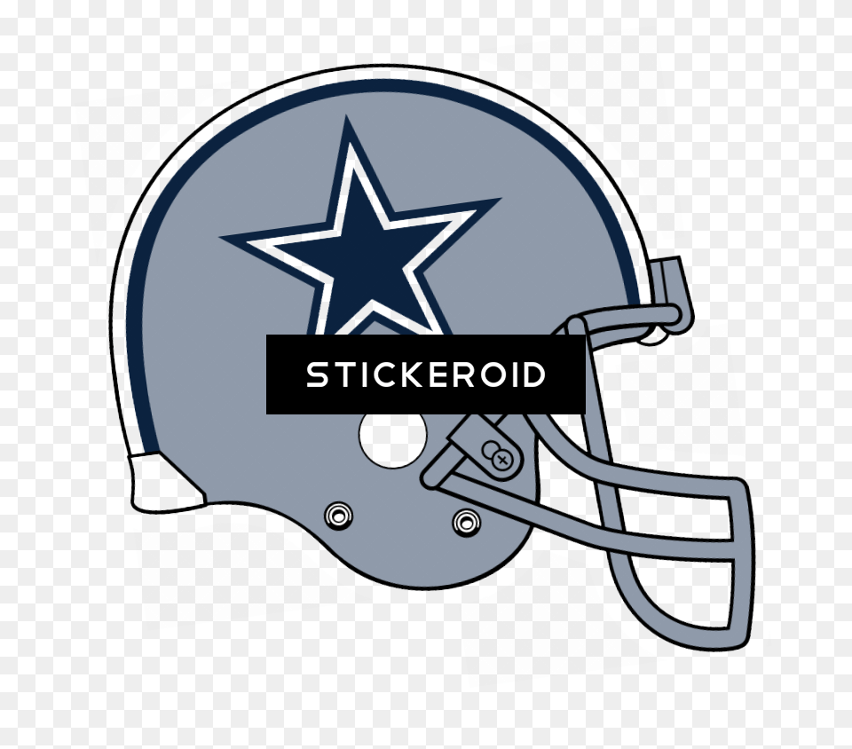 Transparent Dallas Cowboys Helmet Clipart Dallas Cowboys Helmet Clipart, American Football, Football, Person, Playing American Football Png