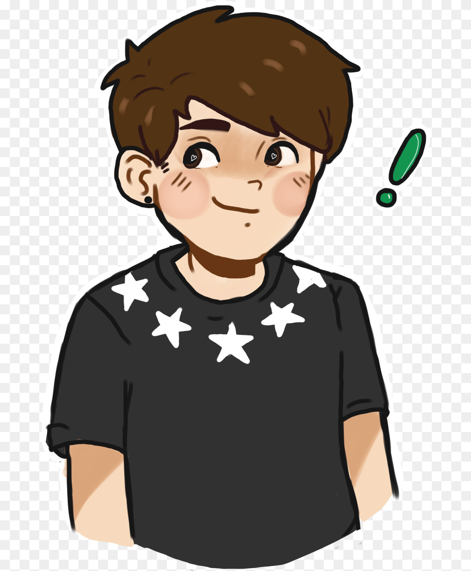 Transparent Dan Chibi V, Clothing, T-shirt, Person, Face Png