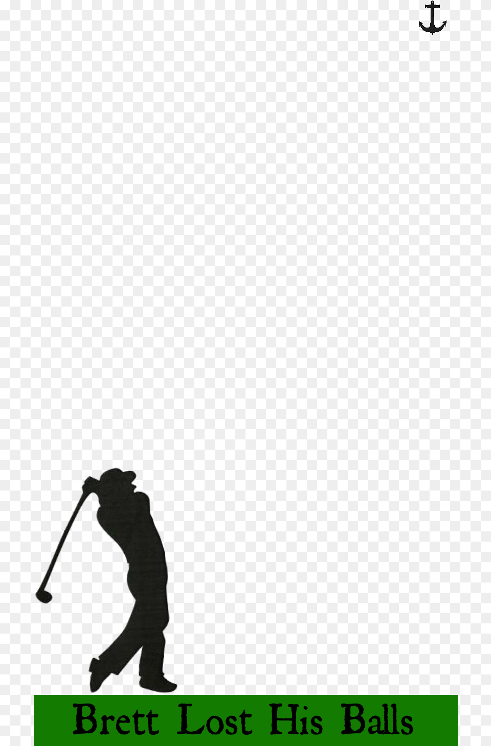 Dancing Hot Dog Golfer Silhouette, People, Person Free Transparent Png