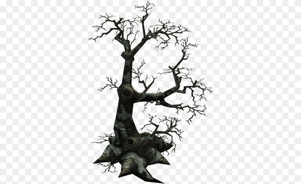 Transparent Dead Tree Silhouette, Plant, Wood, Person, Art Png Image