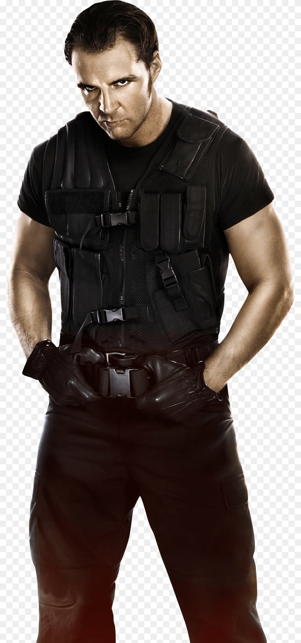 Transparent Dean Ambrose Wwe 2k14 Dean Ambrose, Clothing, Vest, Adult, Person Png