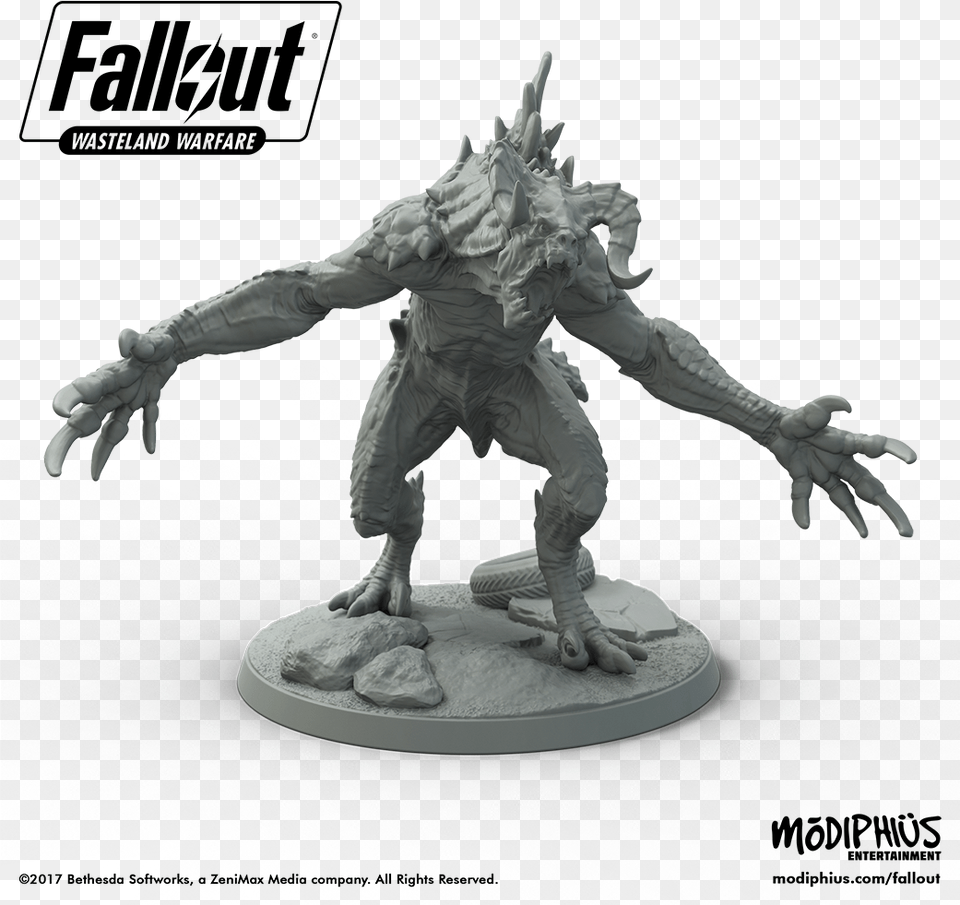 Transparent Deathclaw Fallout Wasteland Warfare Figures, Art, Adult, Male, Man Free Png