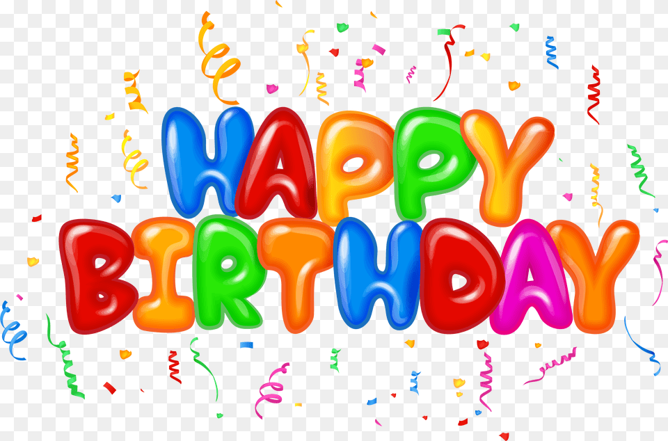 Transparent Decoration Happy Birthday U0026 Transparent Happy Birthday Text Free Png Download