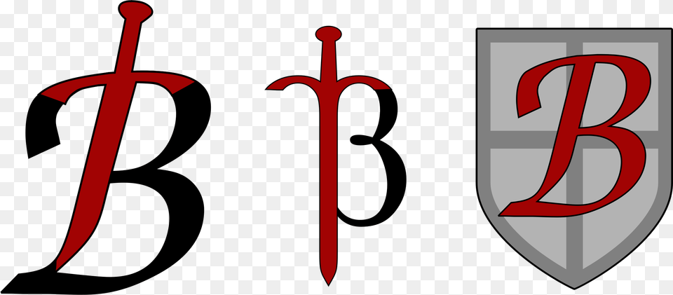Transparent Decorative Letter B B Sword, Weapon, Cross, Symbol Free Png