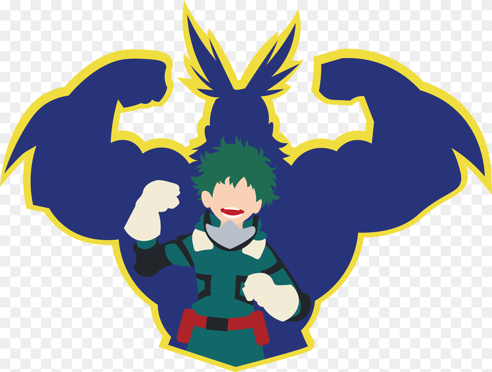 Transparent Deku All Might Deku, Baby, Person, Logo, Face Png Image