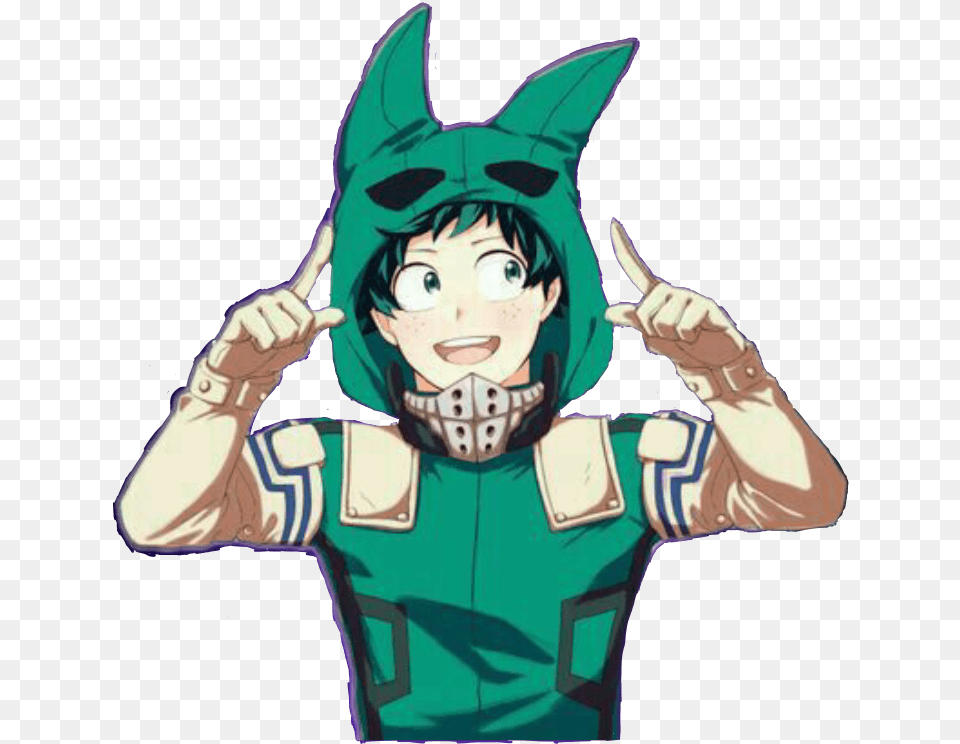 Deku Deku Izuku Midoriya Smiling, Baby, Person, Face, Head Free Transparent Png