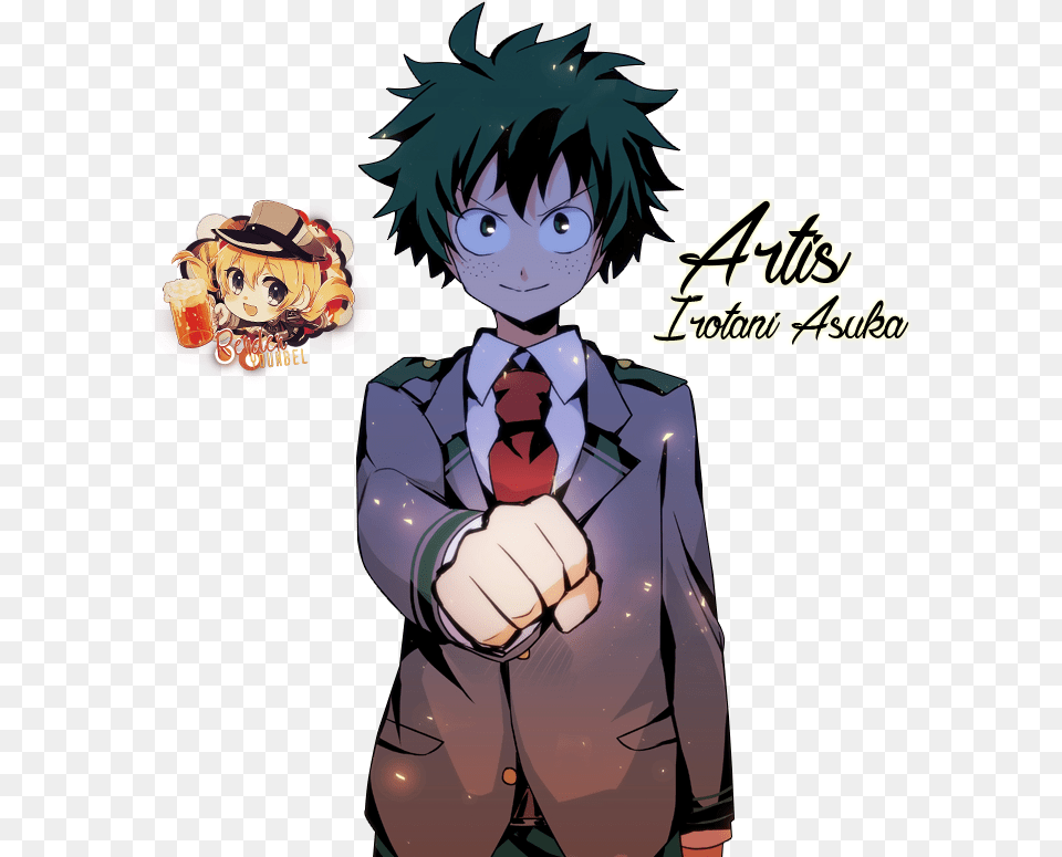 Transparent Deku Deku My Hero Academia Render, Book, Comics, Publication, Person Png