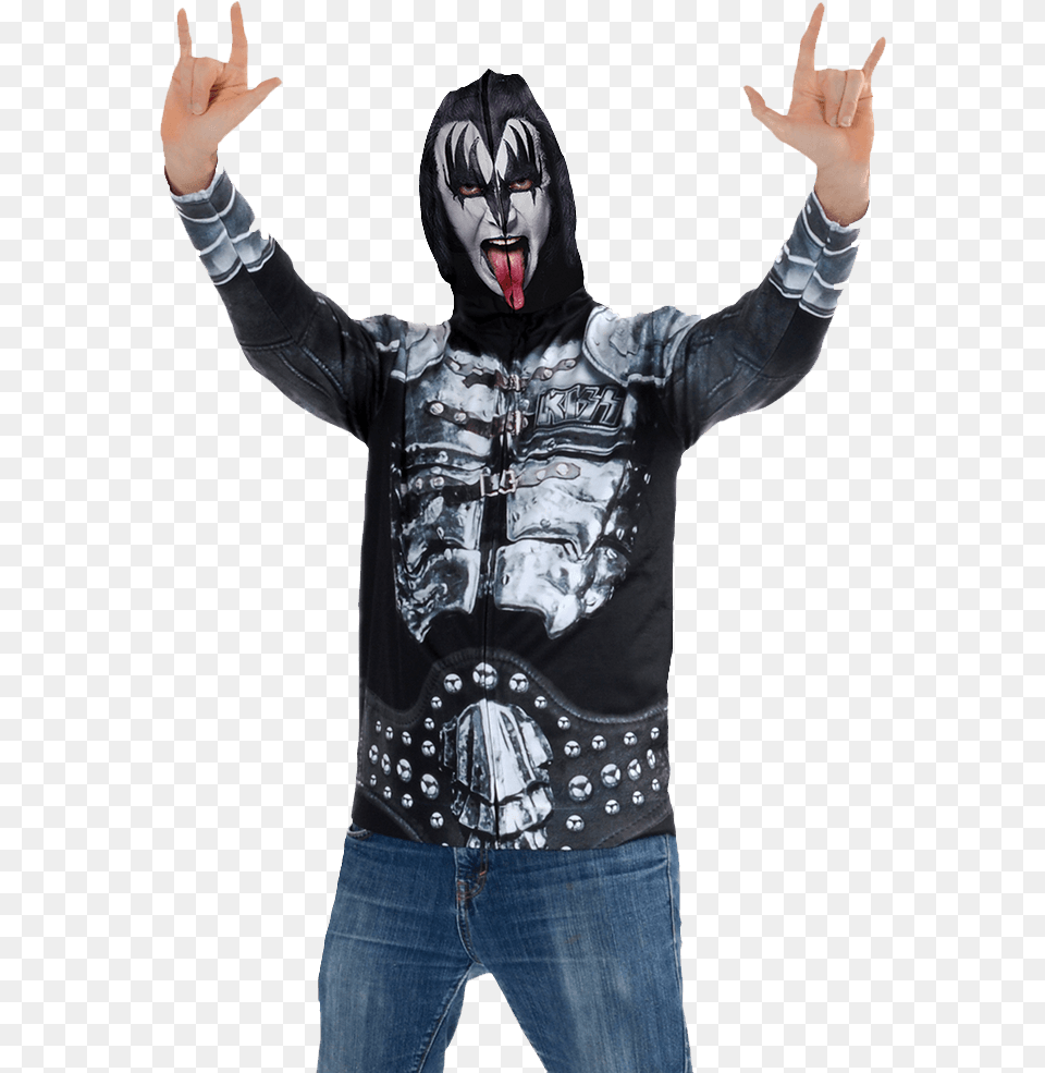 Transparent Demon Face Heavy Metal, Clothing, Sleeve, Pants, Long Sleeve Free Png Download