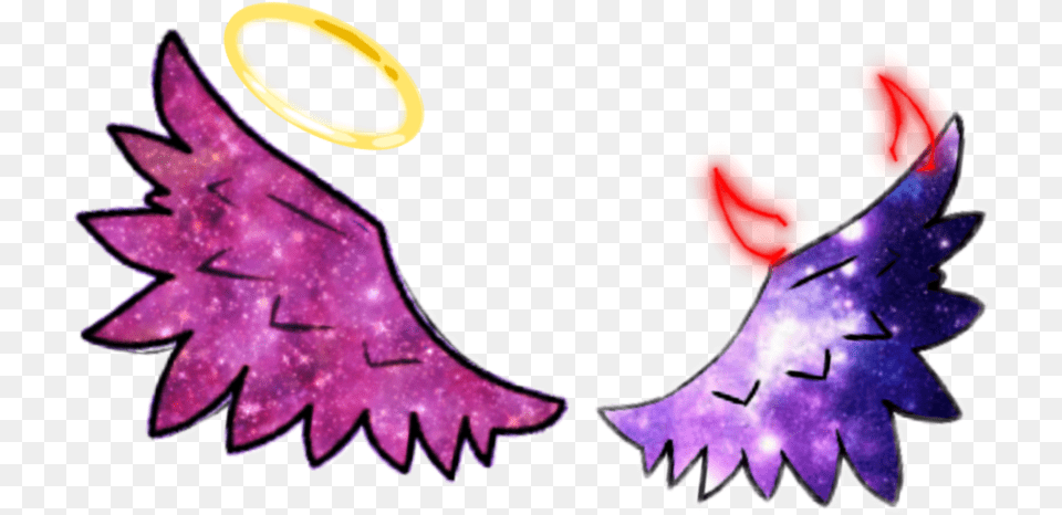 Transparent Demon Wing Gacha Life Wings Transparent, Accessories, Purple, Jewelry, Baby Png
