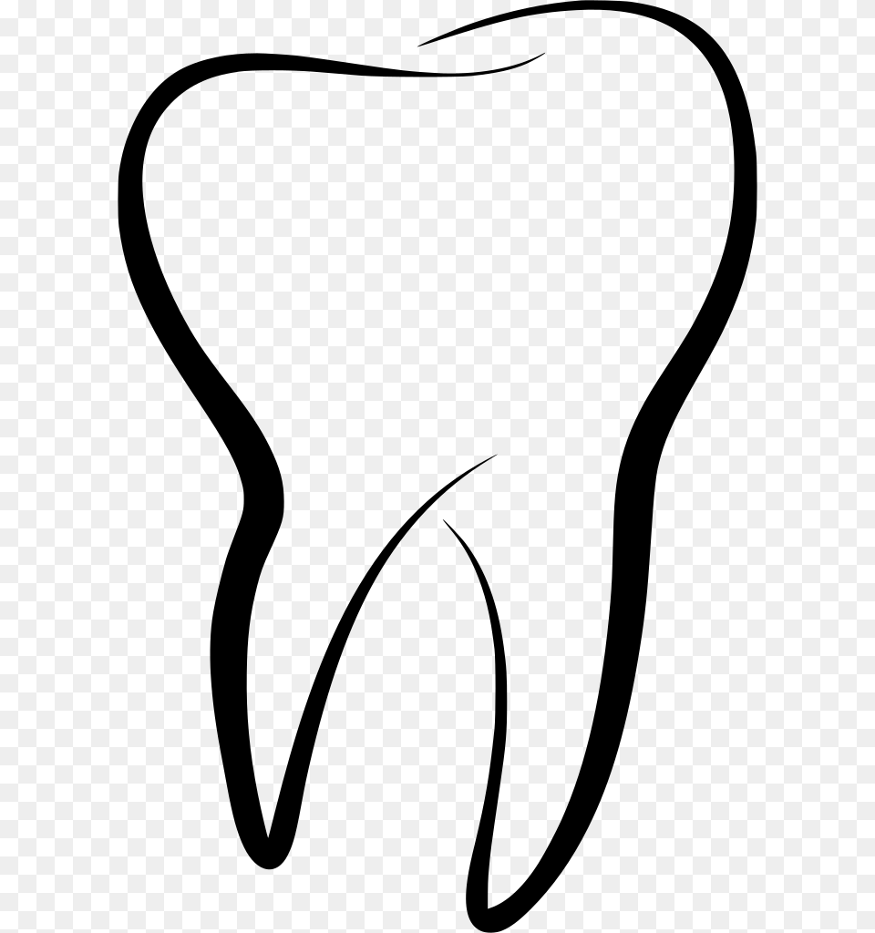 Transparent Dente Tooth Icon, Gray Free Png
