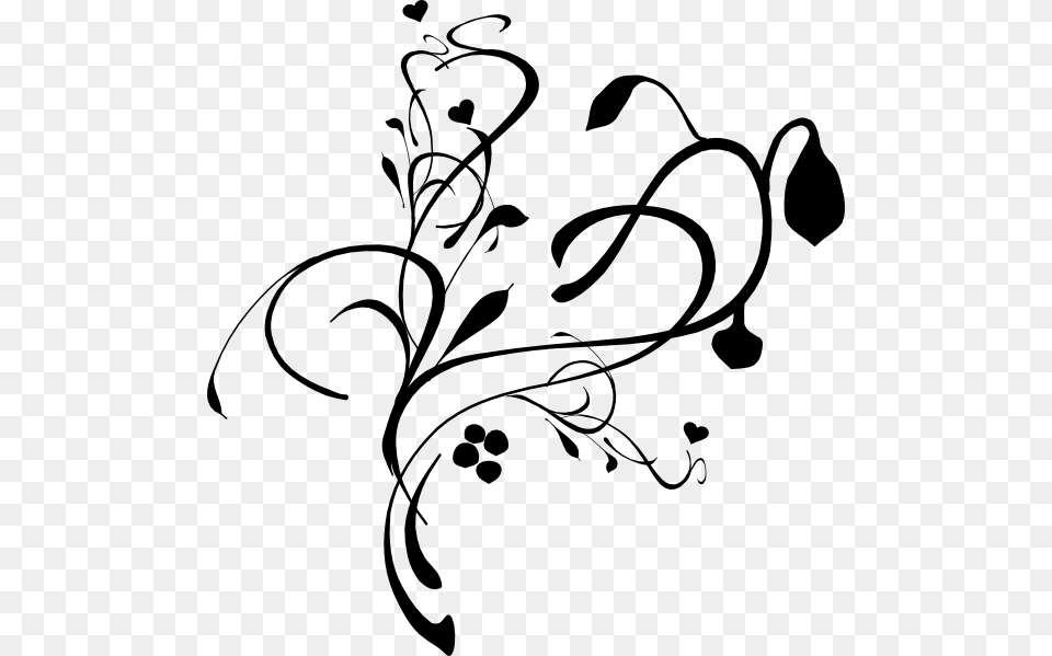 Designs Vine Watermark Black And White, Art, Floral Design, Graphics, Pattern Free Transparent Png