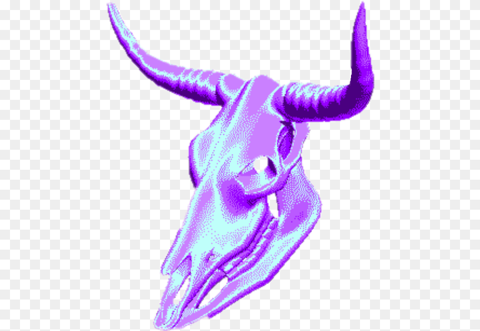 Transparent Destiny Clipart Vaporwave Goat, Animal, Bull, Mammal, Person Png