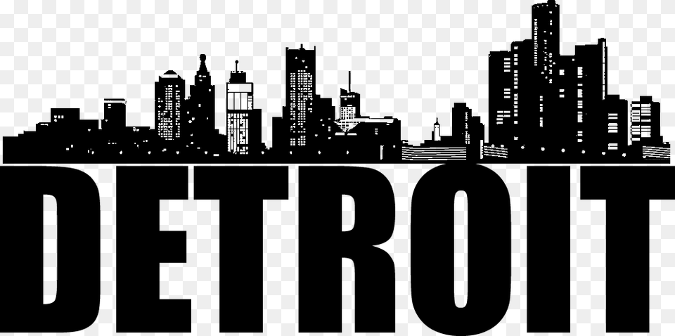 Transparent Detroit Skyline, Architecture, Building, City, High Rise Free Png