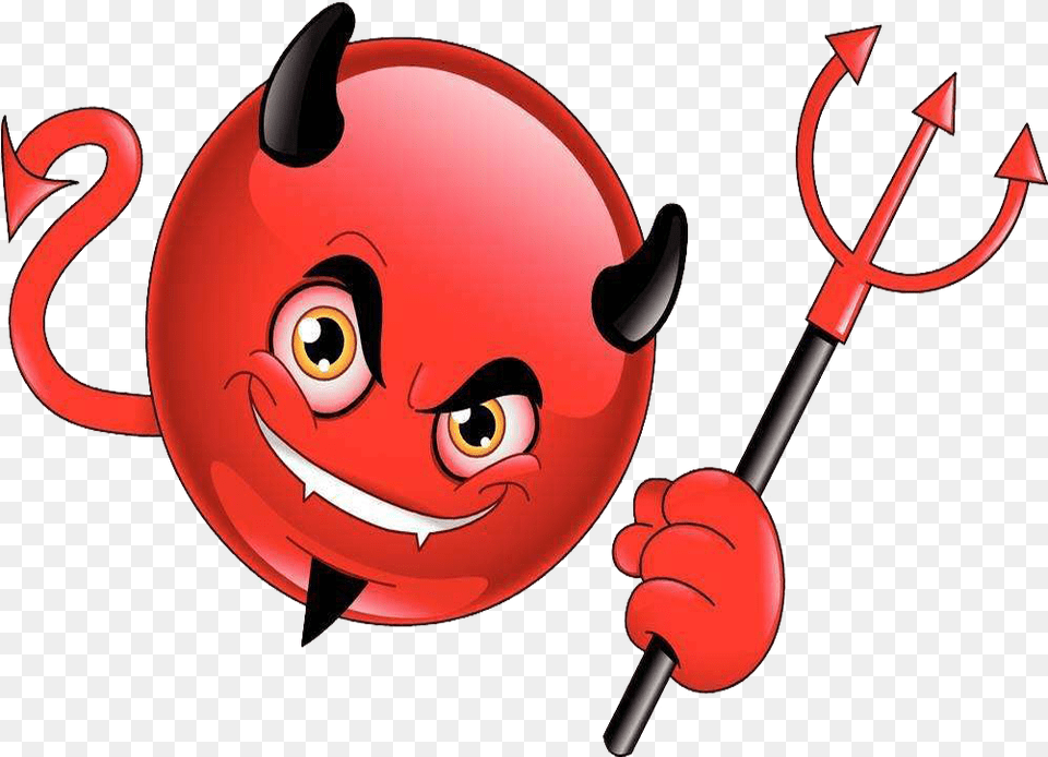 Devil Clipart Smiley Devil, Weapon, Trident Free Transparent Png