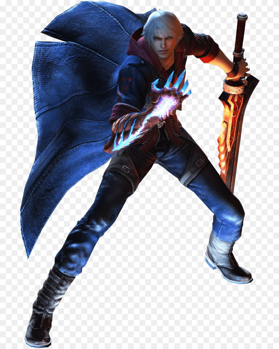 Transparent Devil May Cry Devil May Cry 4 Characters, Weapon, Sword, Clothing, Costume Free Png