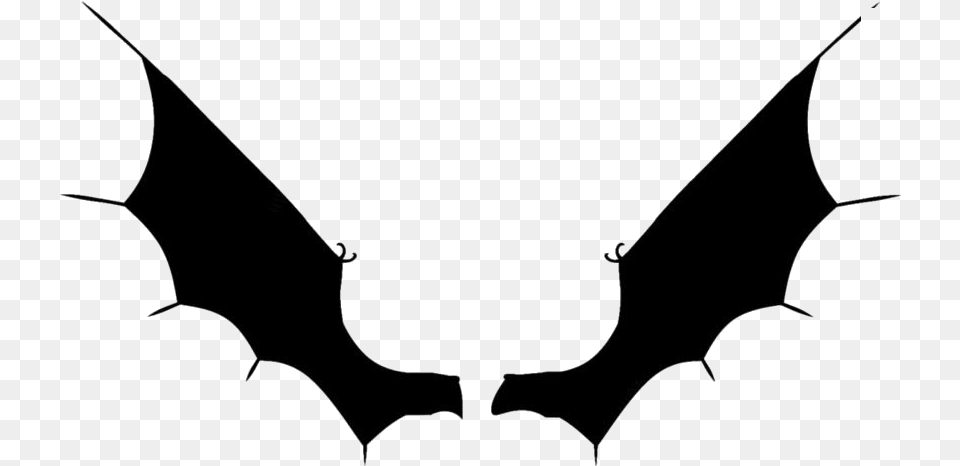 Devil Wing Silhouette Bat Wings Background, Bow, Weapon, Animal, Wildlife Free Transparent Png
