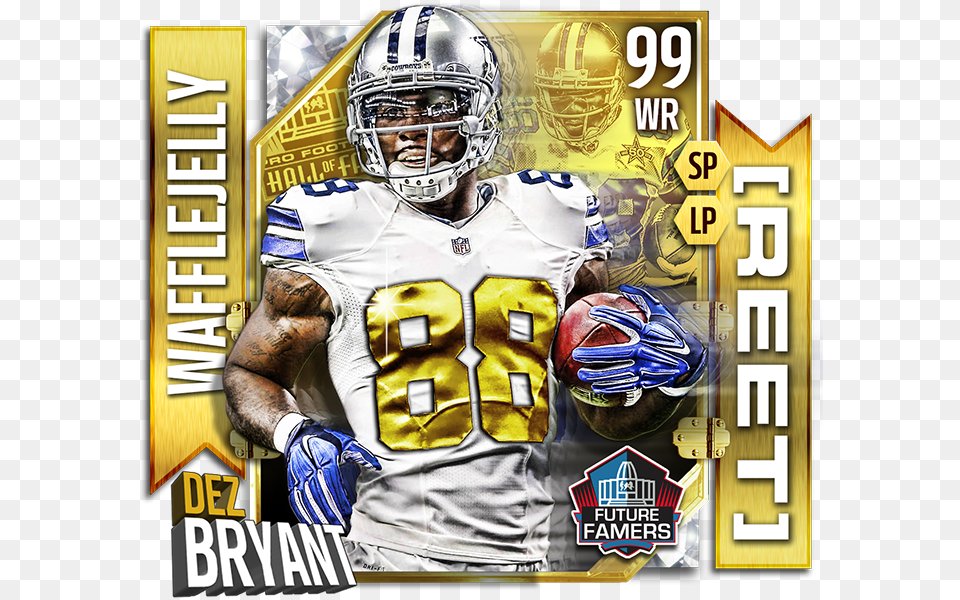 Transparent Dez Bryant Pro Football Hall Of Fame, Helmet, Playing American Football, Person, Man Png