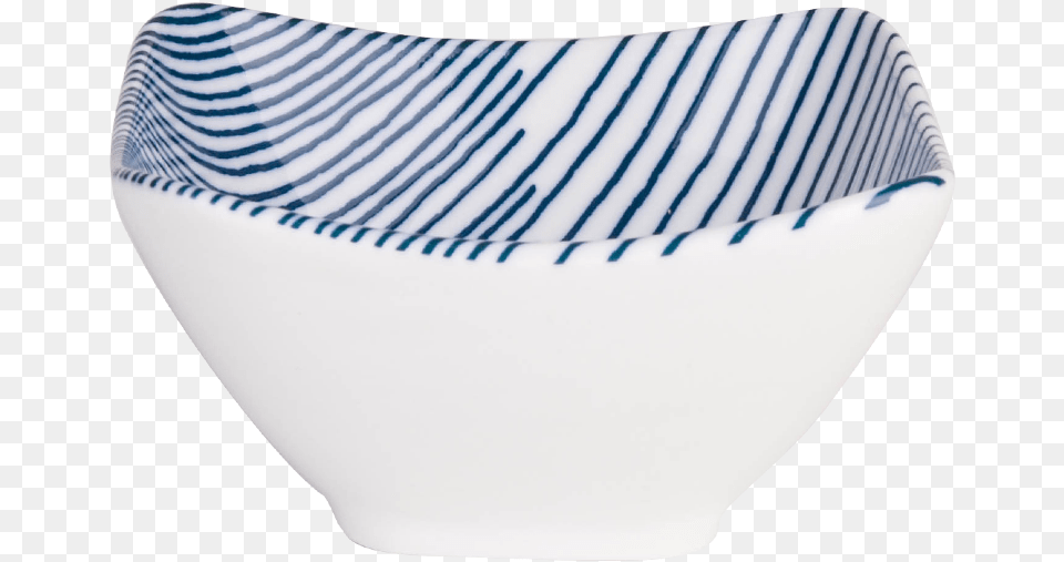 Transparent Diagonal Stripes Blue And White Porcelain, Art, Bowl, Pottery, Soup Bowl Free Png Download