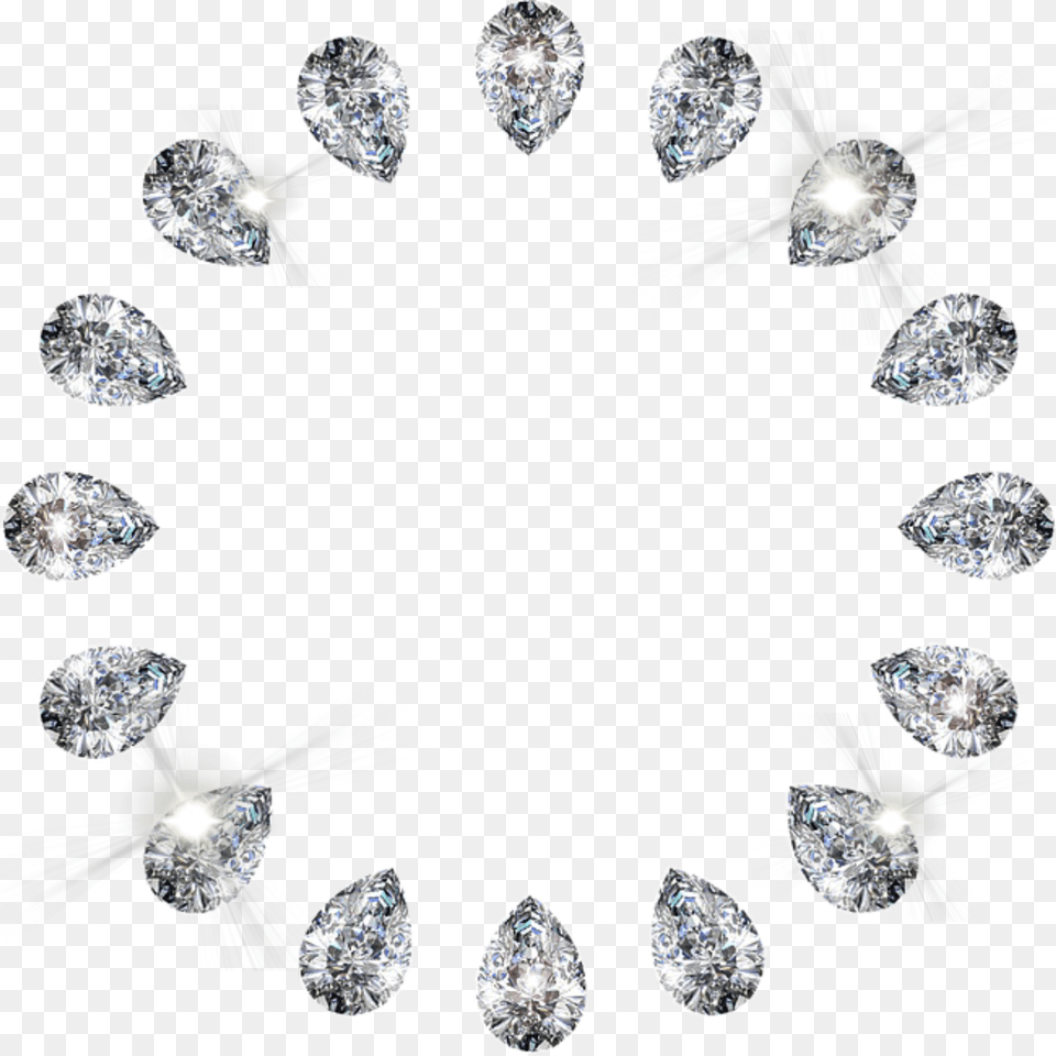 Transparent Diamond Frame, Accessories, Earring, Gemstone, Jewelry Png Image