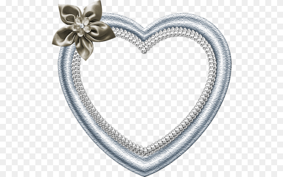 Diamond Frame Heart Photo Frame Psd, Accessories, Jewelry, Necklace Free Transparent Png