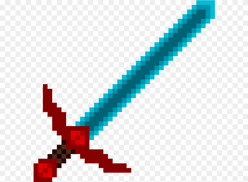 Transparent Diamond Sword Kylo Ren Lightsaber Pixel, Weapon, Animal, Lizard, Reptile Png Image