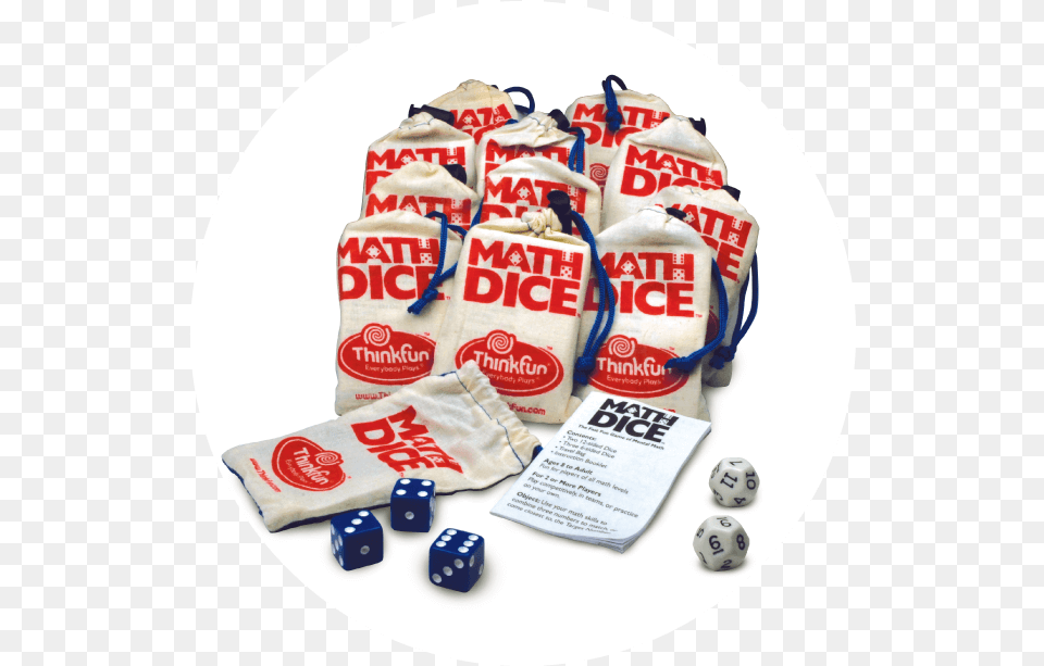 Transparent Dices Math Dice, Bag Free Png Download