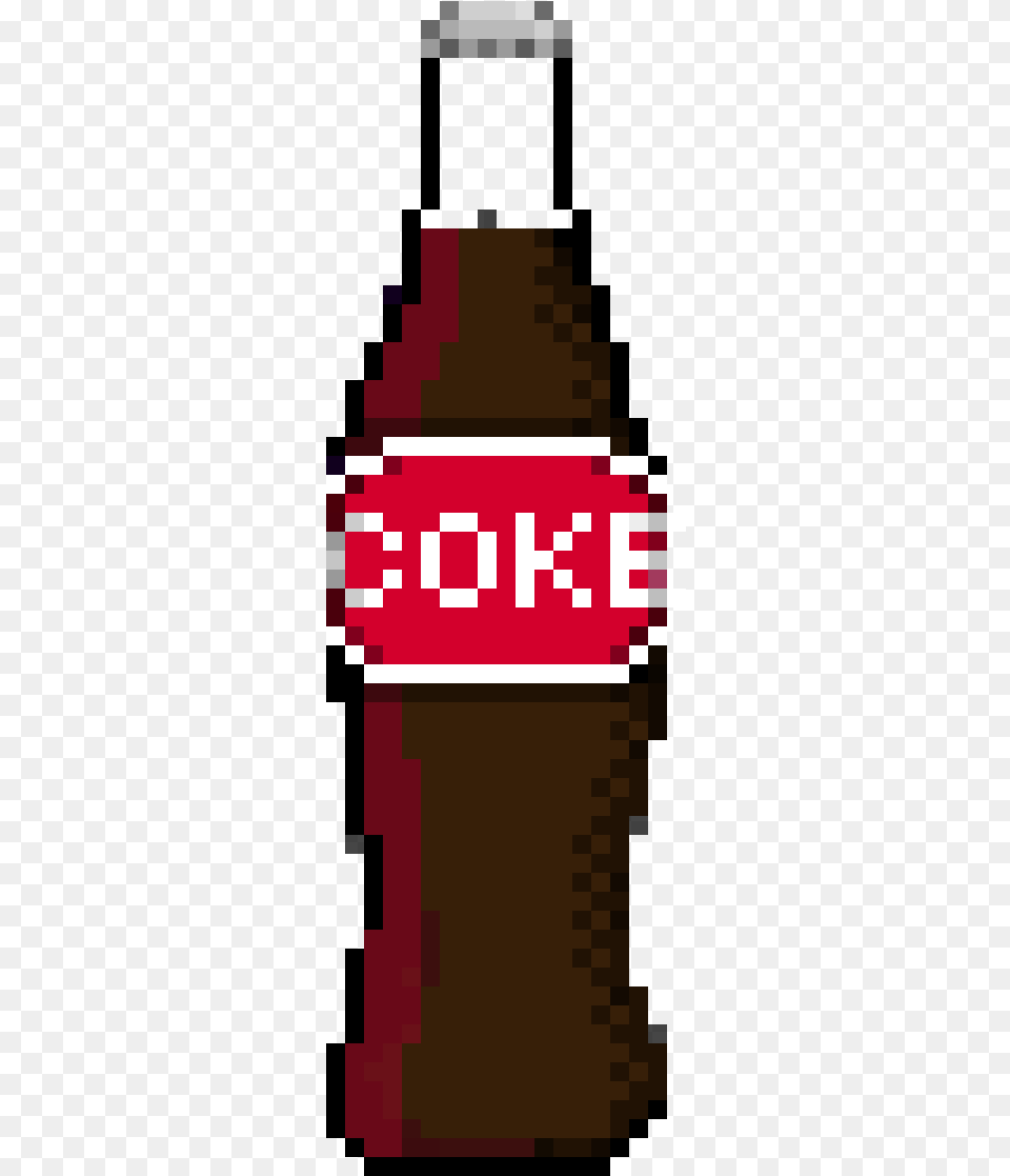 Transparent Diet Coke Bottle Coca Cola Pixel Art, Dynamite, Weapon, Qr Code Png