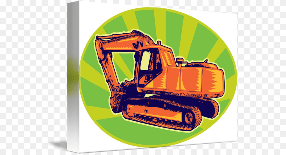 Digger Green Digger, Machine, Bulldozer Free Transparent Png