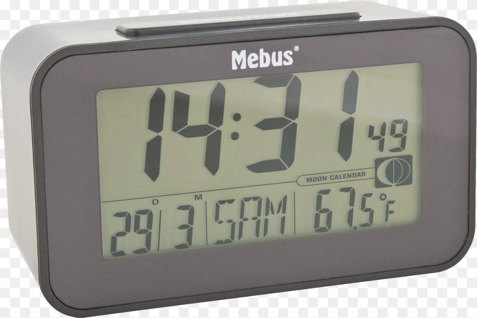 Transparent Digital Alarm Clock Radio Clock, Digital Clock, Screen, Monitor, Hardware Free Png Download