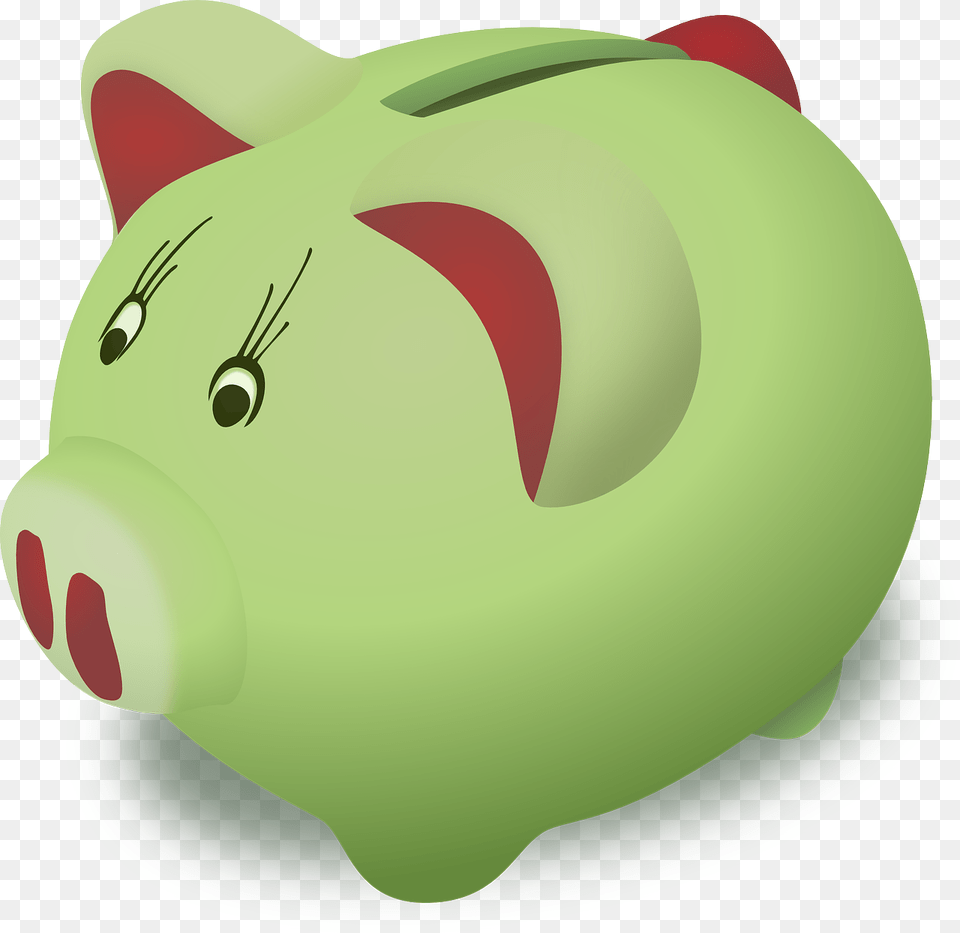 Transparent Dinheiro Piggy Bank Clip Art, Piggy Bank, Birthday Cake, Cake, Cream Png