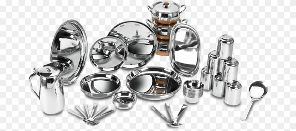 Transparent Dinner Set Stainless Steel Dinner Set, Cutlery, Silver, Spoon Free Png Download