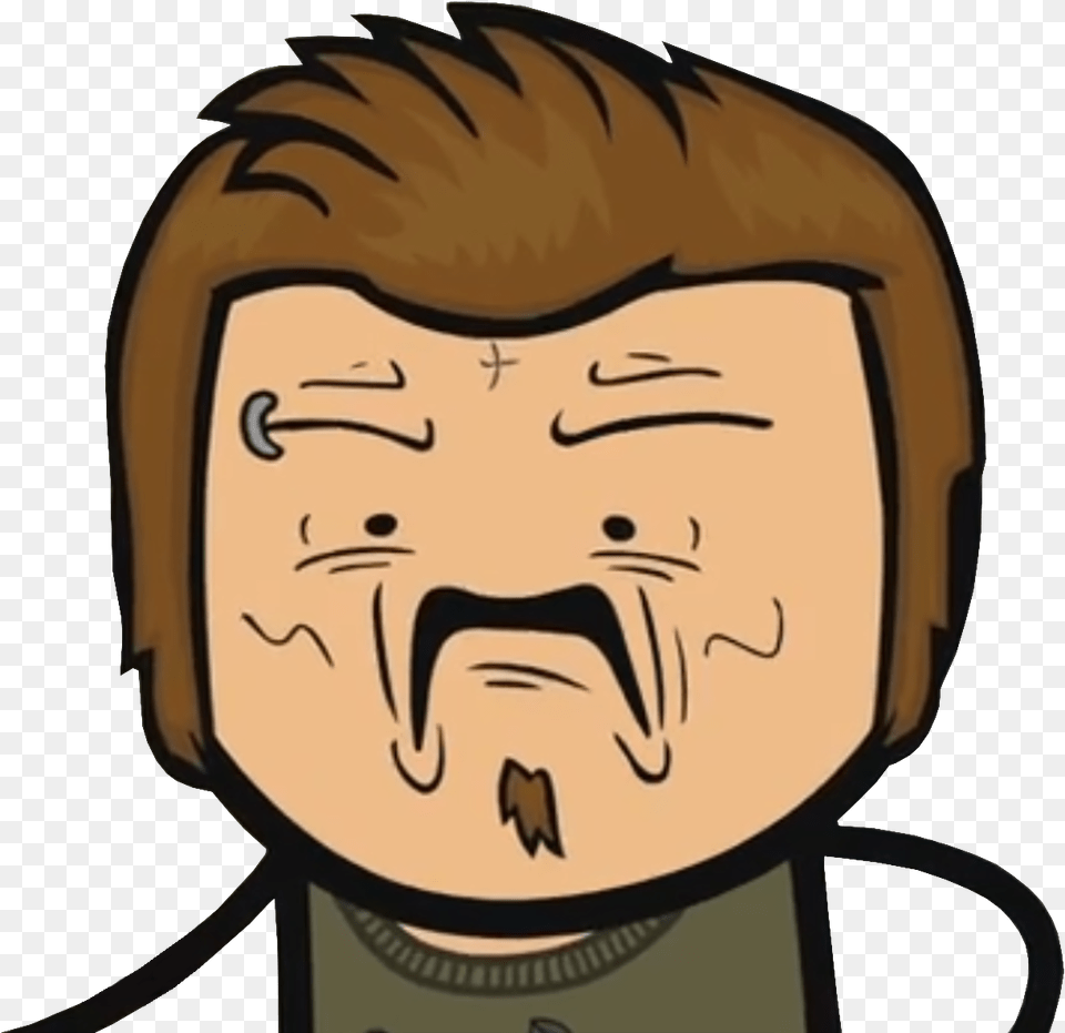 Disgusted Face Cyanide And Happiness Faces, Head, Person, Anime Free Transparent Png