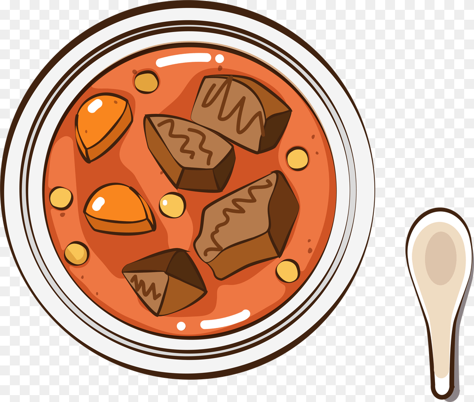 Transparent Dish And Spoon Clipart Bnh, Cutlery, Food, Meal, Bowl Free Png Download