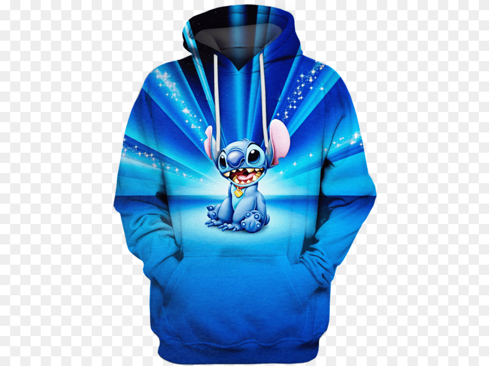 Transparent Disney Stitch Lilo And Stitch, Clothing, Hoodie, Knitwear, Sweater Free Png Download