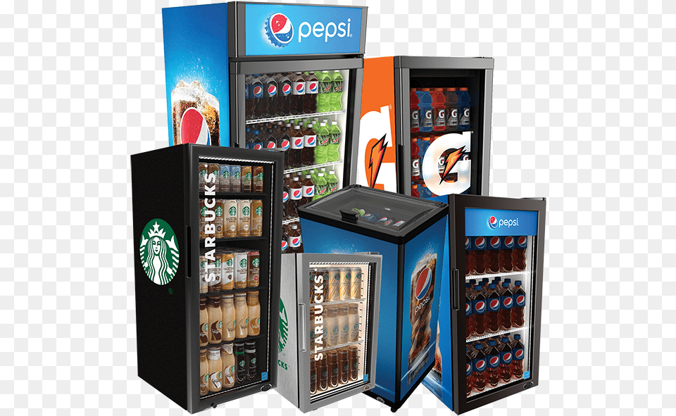 Transparent Display Fridge Pepsi Cooler Fridge, Machine, Appliance, Device, Electrical Device Free Png