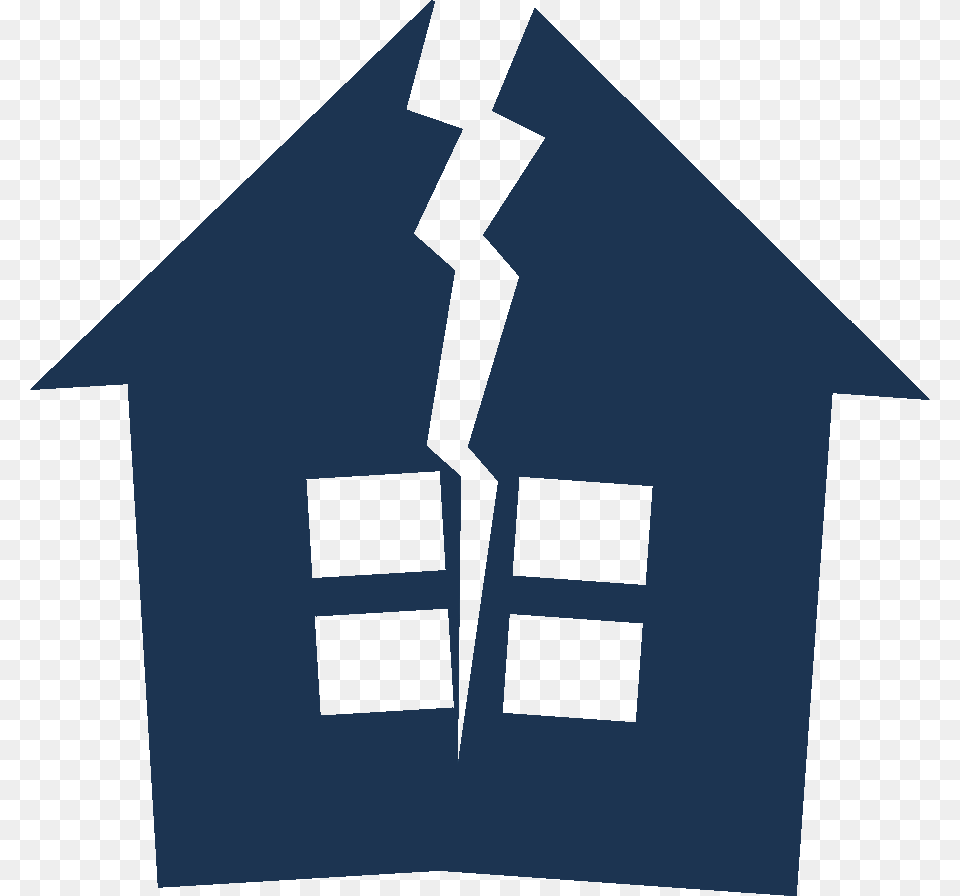 Transparent Divorce Broken House Icon, Logo, Symbol Png