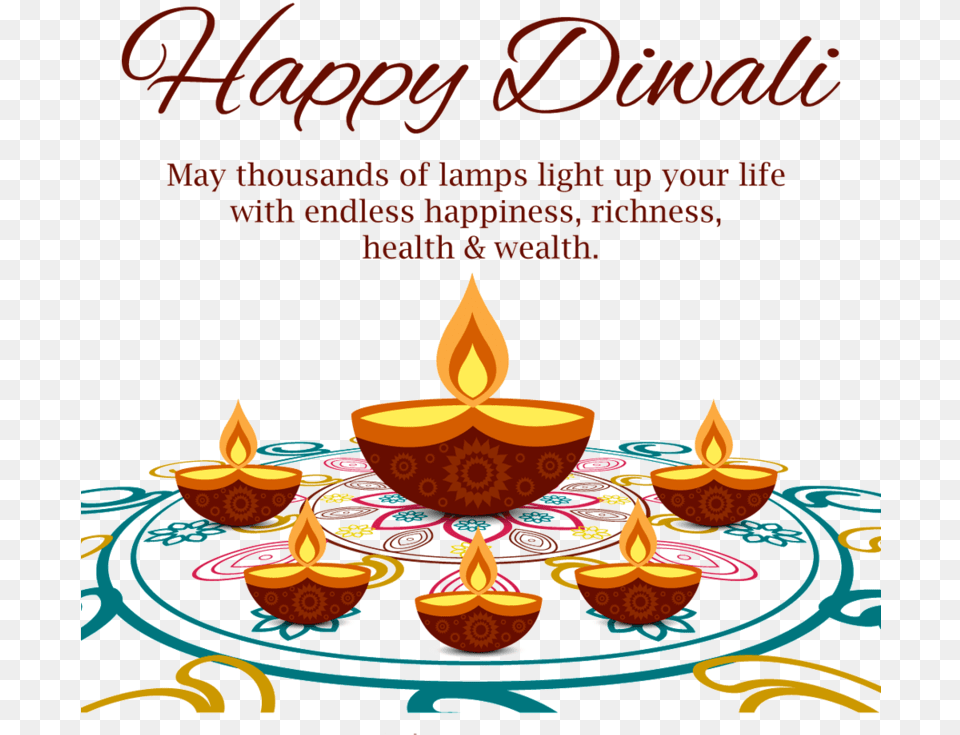 Transparent Diya Happy Diwali Wishes, Festival, Candle Png Image