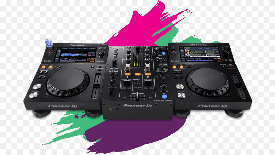 Transparent Dj Table Xdj 700 Djm, Cd Player, Electronics Png Image