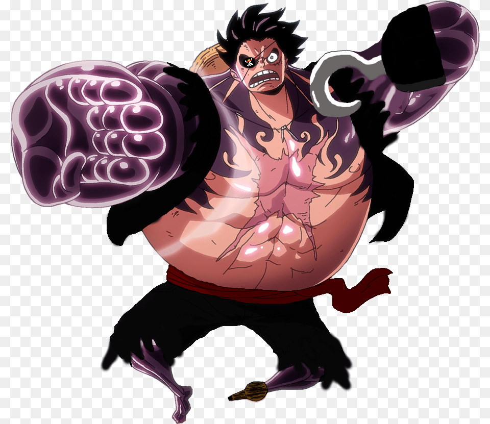 Dlpng Luffy Gear 4, Book, Comics, Person, Publication Free Transparent Png