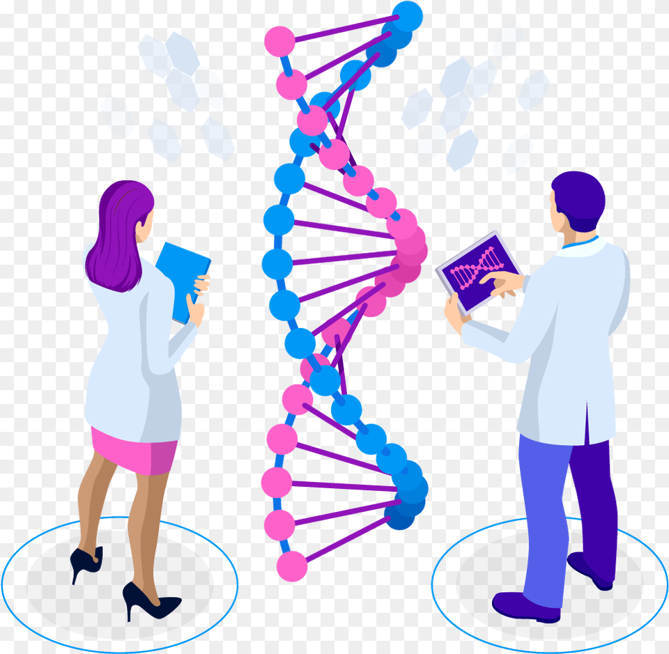Transparent Dna Icon Adn Isometric, Purple, Male, Person, Graphics Free Png