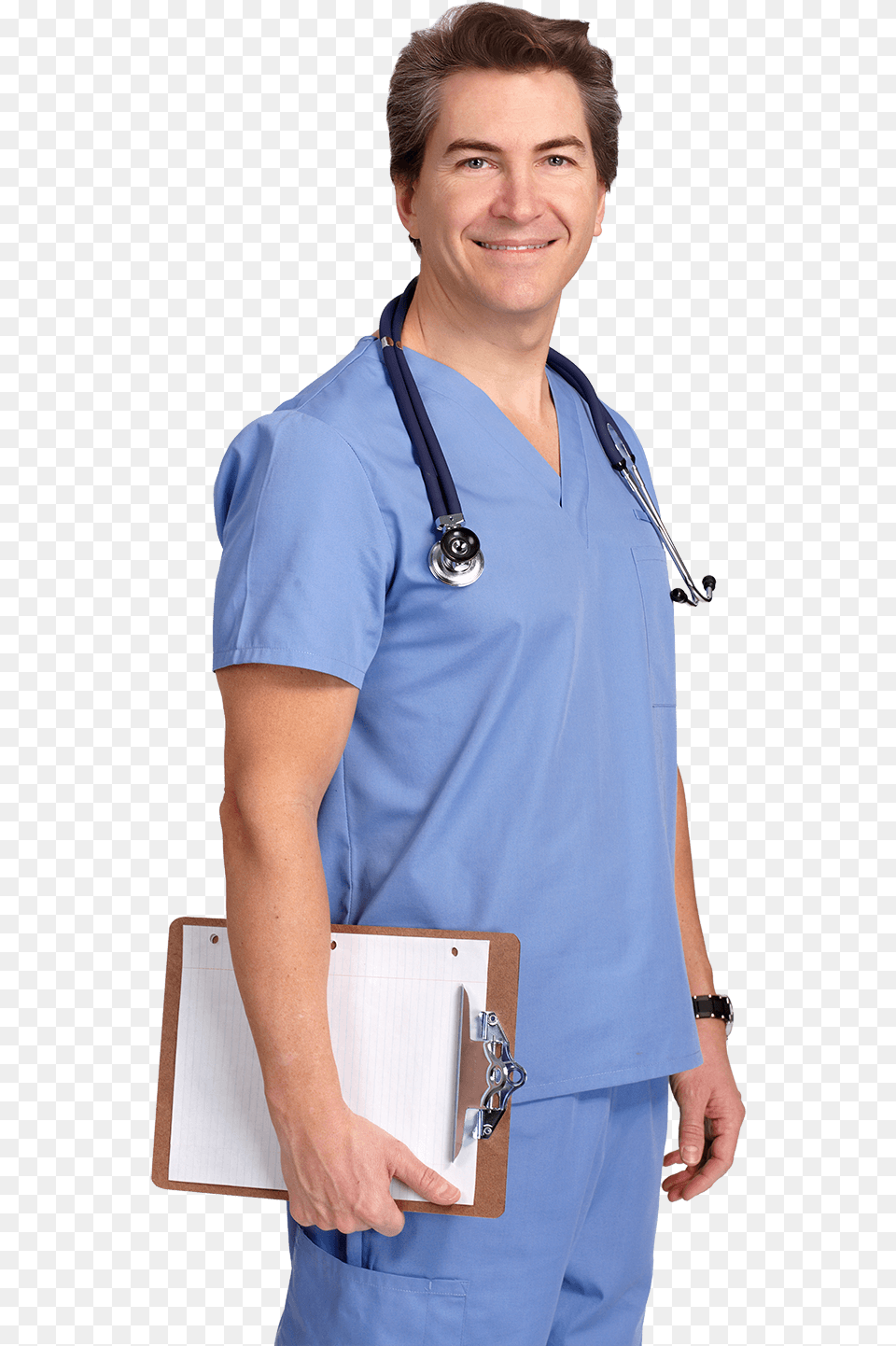 Transparent Doctor Standing Medical Equipment For Heart, Adult, Male, Man, Person Free Png Download