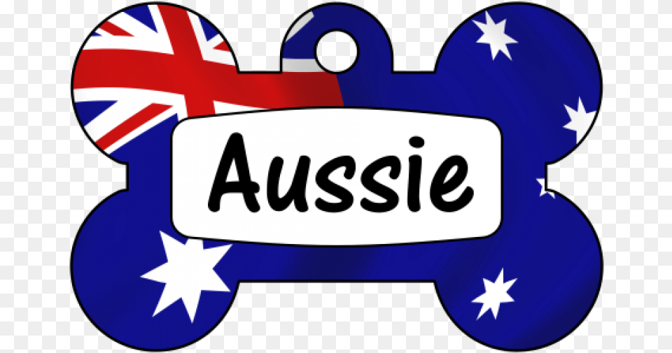 Transparent Dog Bone Tag Australia Flag Image Download, Sticker, Logo, Text, Baby Free Png