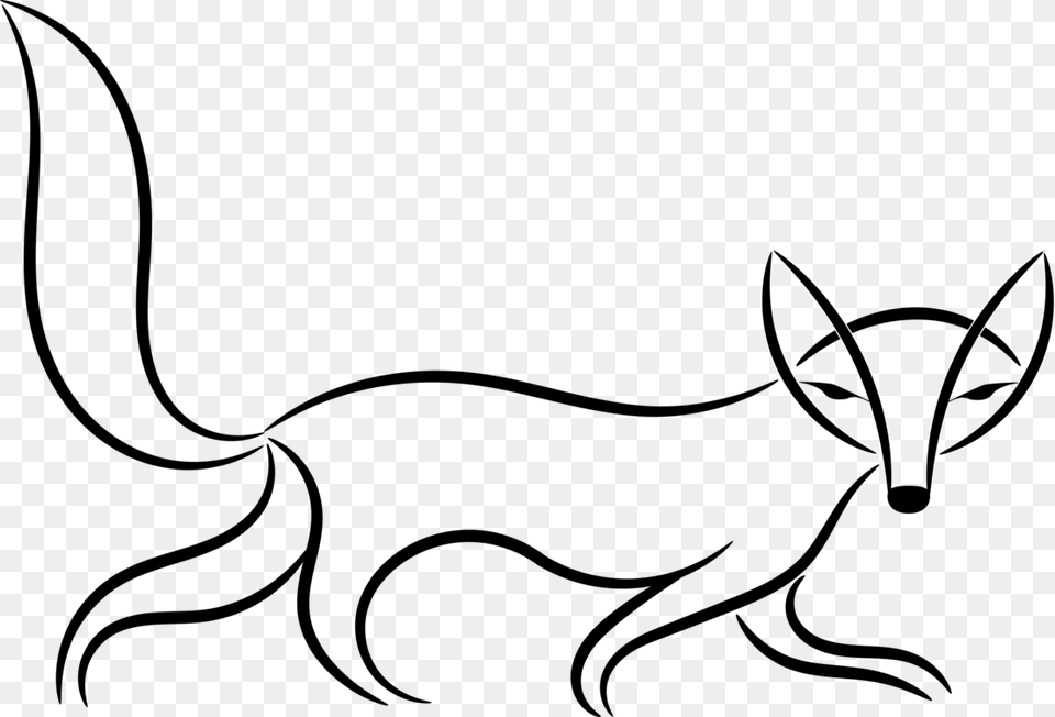 Dog Drawing Simple Fox Outline Drawing, Racket, Sport, Tennis, Tennis Racket Free Transparent Png