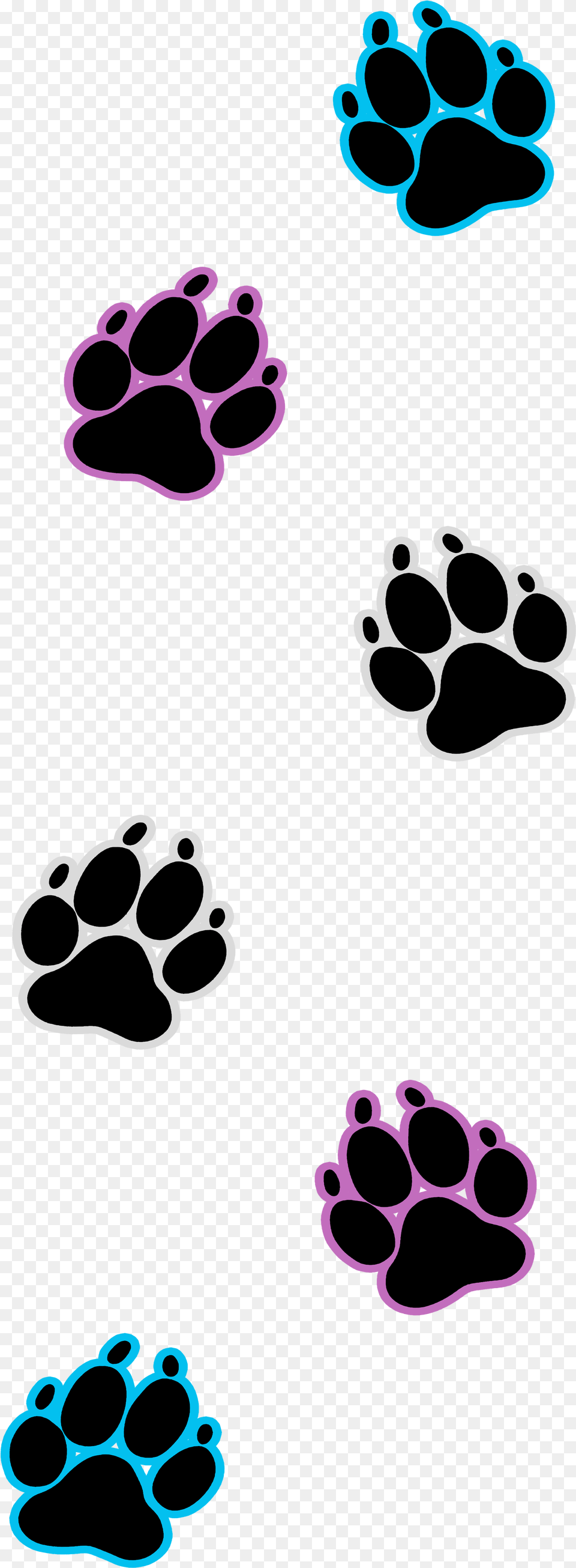 Transparent Dog Pawprint Clipart Transparent Background Heart Paw Print, Footprint, Accessories, Glasses Free Png Download