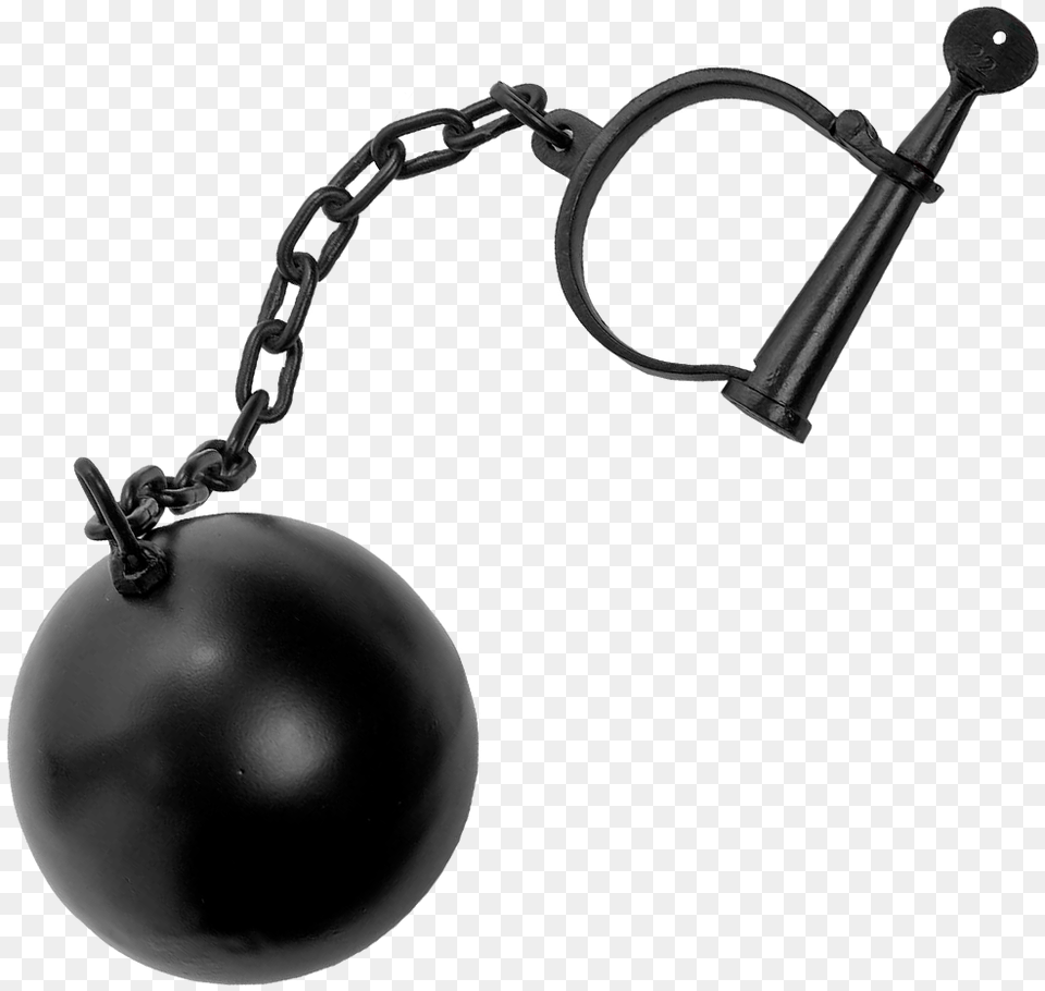 Transparent Dog Tag Chain Chain And Ball, Ammunition, Weapon, Bomb Png Image