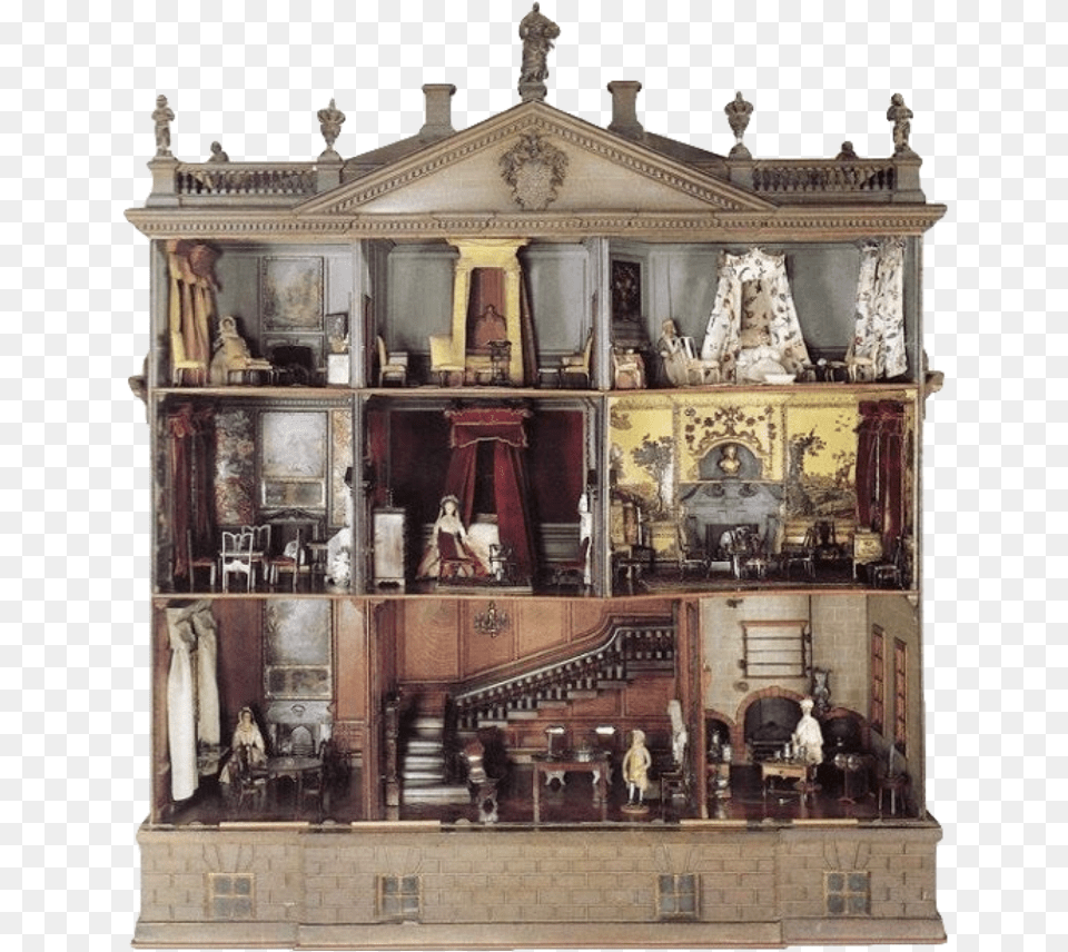 Doll House Clipart Haunted Dollhouse Ideas, Architecture, Building, Furniture, Indoors Free Transparent Png