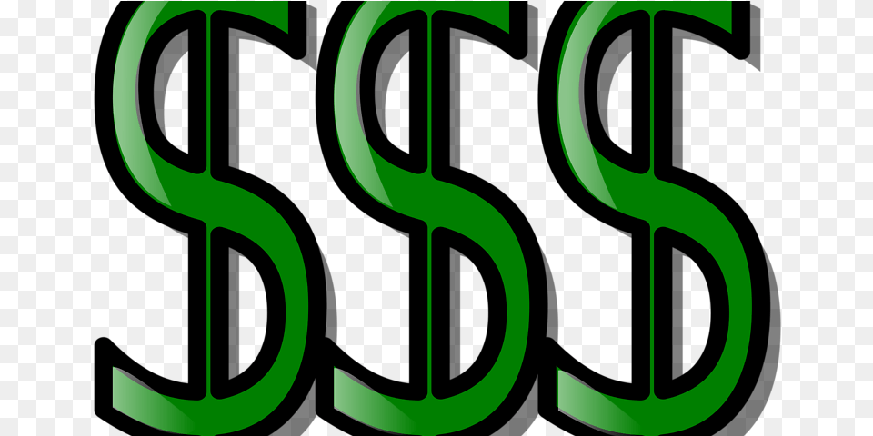 Transparent Dollar Signs Clip Art Clip Art Money Signs, Green, Symbol, Text, Smoke Pipe Png