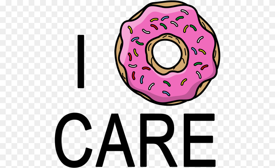 Transparent Don T Care Clipart Simpsons Donut, Food, Sweets, Face, Head Free Png